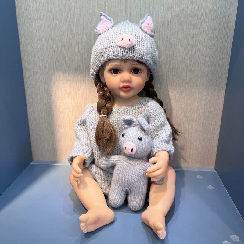 Amazon.co.jp: Meeler リボーンドール 55cmリアルな 笑顔赤ちゃん人形